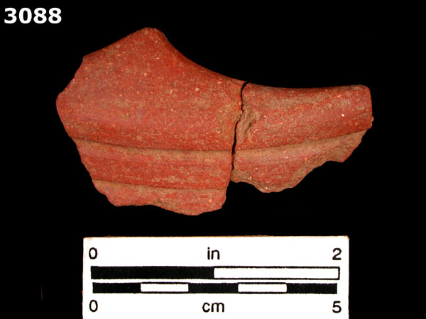 REDWARE specimen 3088 front view