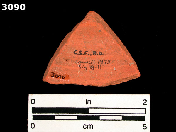 ORANGE MICACEOUS specimen 3090 rear view