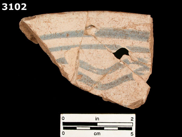 BLUE-GREEN BACIN specimen 3102 front view