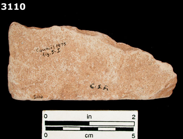 PISANO-STYLE TILE specimen 3110 rear view