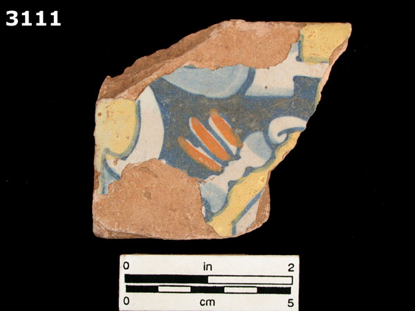 PISANO-STYLE TILE specimen 3111 front view