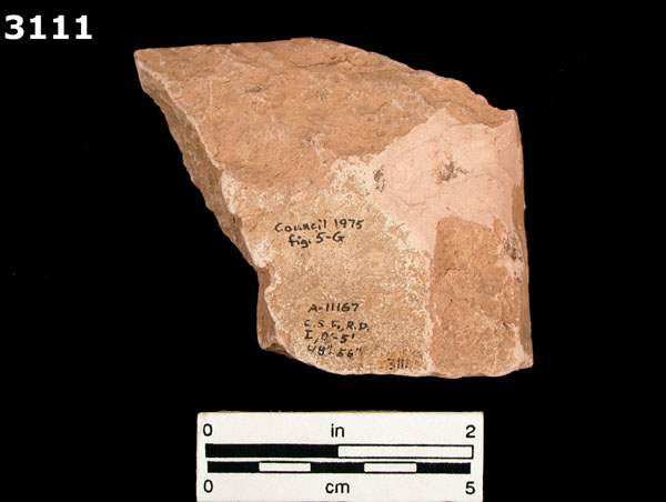 PISANO-STYLE TILE specimen 3111 rear view