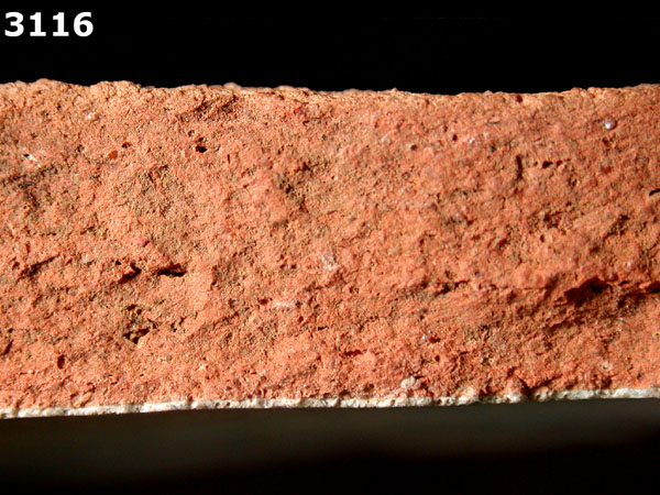 HARD PASTE MAJOLICA specimen 3116 side view