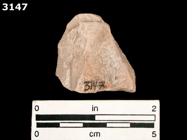 UNIDENTIFIED POLYCHROME MAJOLICA, IBERIAN specimen 3147 rear view