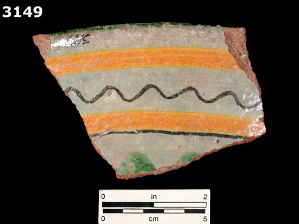 GUATEMALA POLYCHROME specimen 3149 rear view