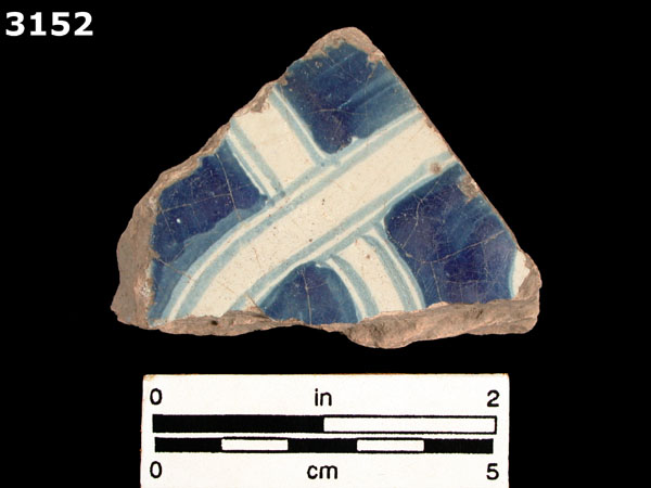 PUEBLA BLUE ON WHITE specimen 3152 