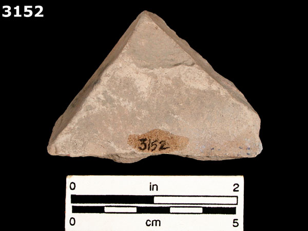 PUEBLA BLUE ON WHITE specimen 3152 rear view