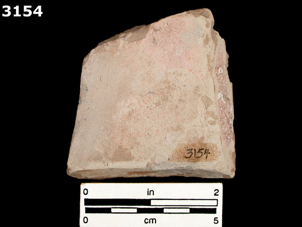 PUEBLA BLUE ON WHITE specimen 3154 rear view