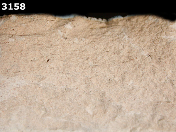 PUEBLA BLUE ON WHITE specimen 3158 side view