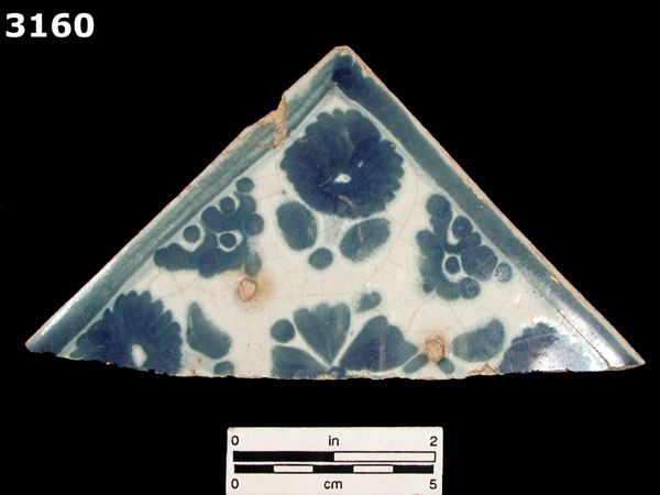 PUEBLA BLUE ON WHITE specimen 3160 