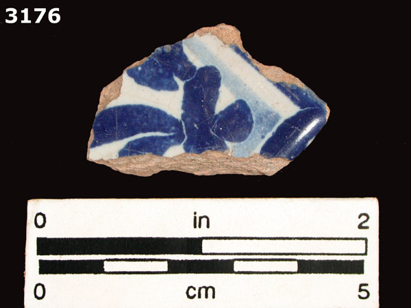 PUEBLA BLUE ON WHITE specimen 3176 