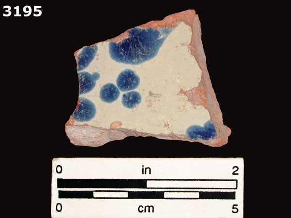 PUEBLA BLUE ON WHITE specimen 3195 
