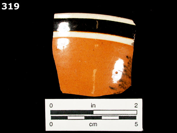 ANNULAR WARE, MOCHA specimen 319 front view