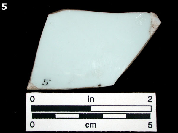 PORCELAIN, CH ING BLUE ON WHITE specimen 5 rear view