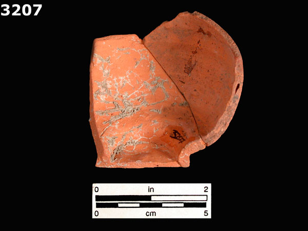 ORANGE MICACEOUS specimen 3207 rear view