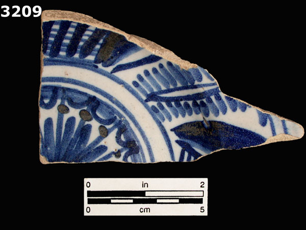 ICHTUCKNEE BLUE ON WHITE specimen 3209 front view