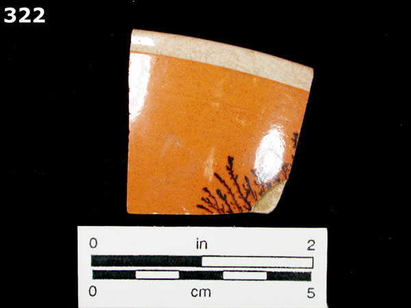 ANNULAR WARE, MOCHA specimen 322 front view