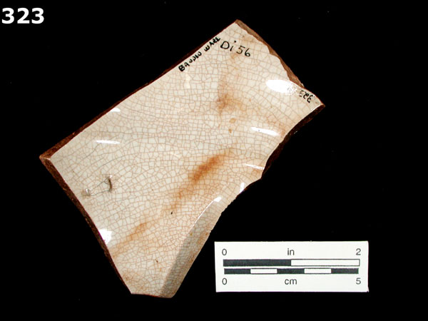 ANNULAR WARE, MOCHA specimen 323 rear view