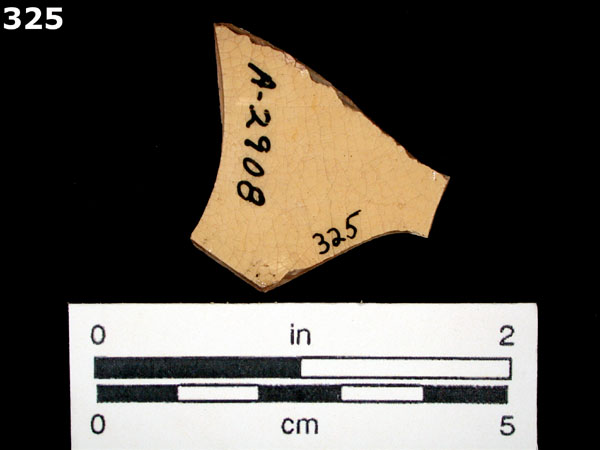 ANNULAR WARE, MOCHA specimen 325 rear view