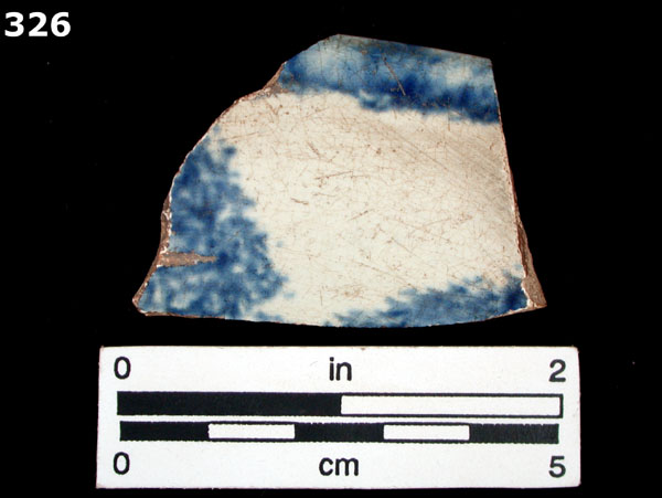 PEARLWARE, SPONGED OR SPATTERED specimen 326 