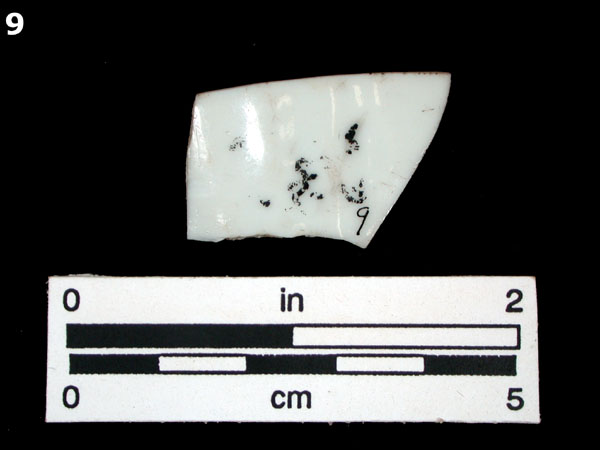 PORCELAIN, CH ING BLUE ON WHITE specimen 9 rear view