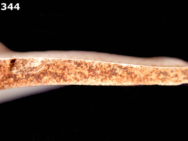 PEARLWARE, EDGED specimen 344 side view