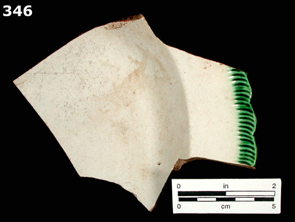 PEARLWARE, EDGED specimen 346 