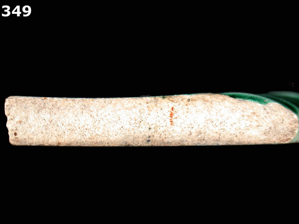PEARLWARE, EDGED specimen 349 side view