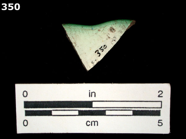 PEARLWARE, EDGED specimen 350 rear view