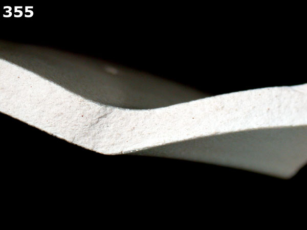 PEARLWARE, EDGED specimen 355 side view