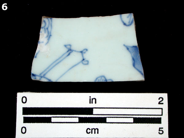 PORCELAIN, CH ING BLUE ON WHITE specimen 6 