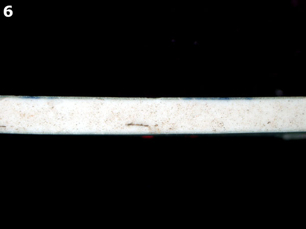 PORCELAIN, CH ING BLUE ON WHITE specimen 6 side view