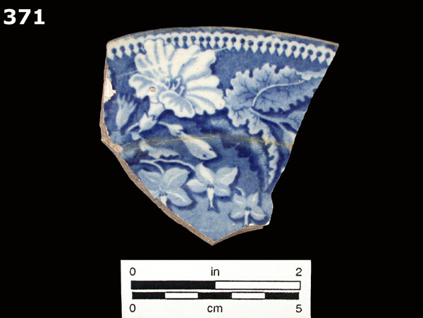 PEARLWARE, TRANSFER PRINTED specimen 371 