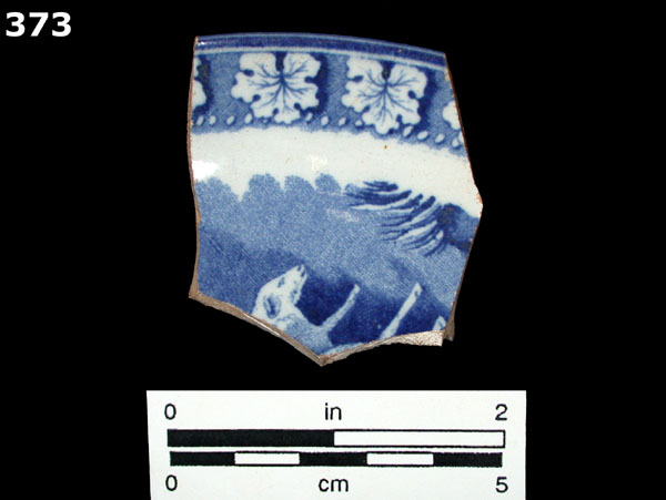 PEARLWARE, TRANSFER PRINTED specimen 373 