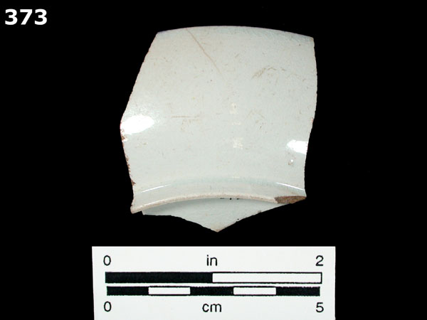 PEARLWARE, TRANSFER PRINTED specimen 373 rear view