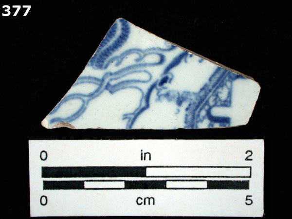 PEARLWARE, TRANSFER PRINTED specimen 377 