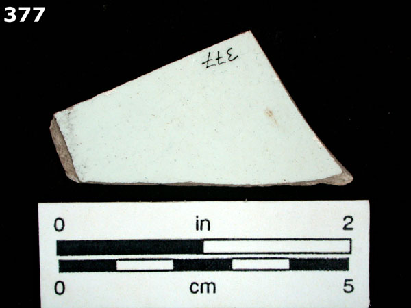 PEARLWARE, TRANSFER PRINTED specimen 377 rear view