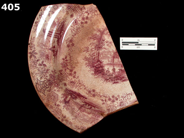 WHITEWARE, TRANSFER PRINTED specimen 405 