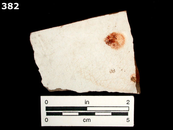 IRONSTONE, UNDECORATED specimen 382 