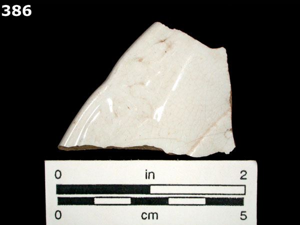 IRONSTONE, UNDECORATED specimen 386 
