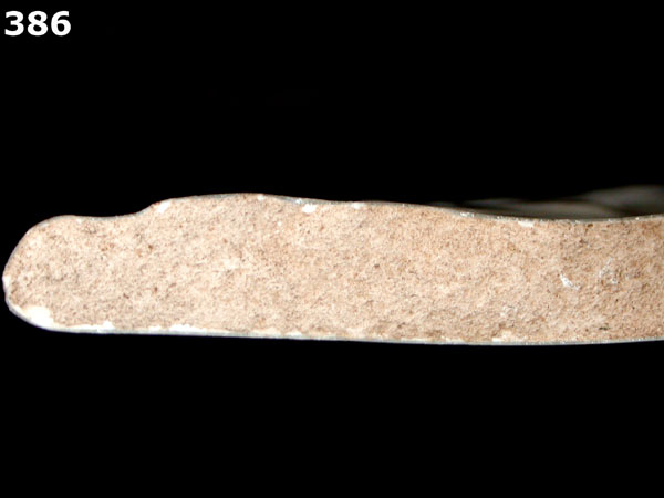 IRONSTONE, UNDECORATED specimen 386 side view