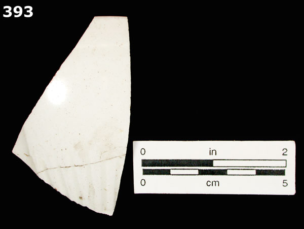 WHITEWARE, PLAIN specimen 393 