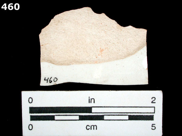 WHITEWARE, PLAIN specimen 460 rear view