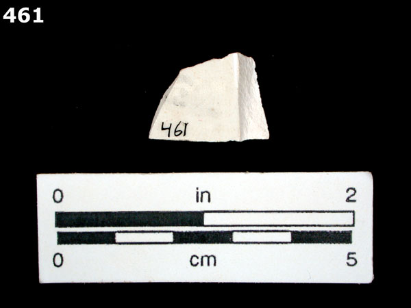 WHITEWARE, PLAIN specimen 461 rear view