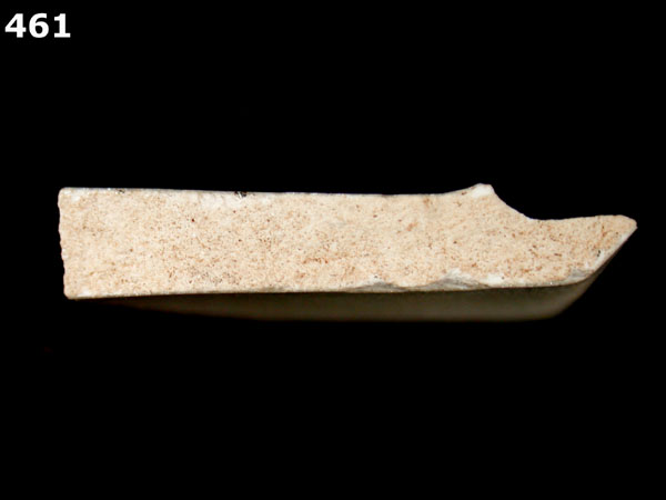 WHITEWARE, PLAIN specimen 461 side view