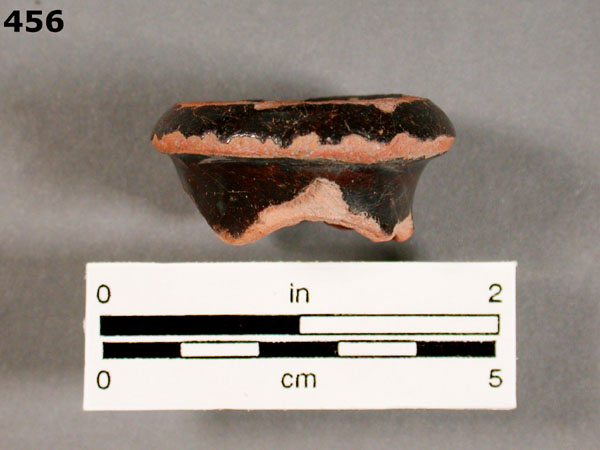 BLACK LEAD GLAZED COARSE EARTHENWARE specimen 456 