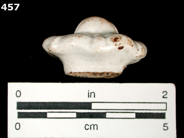 PEARLWARE, PLAIN specimen 457 rear view