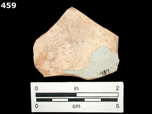 PEARLWARE, PLAIN specimen 459 rear view