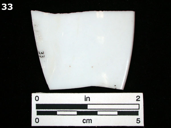 PORCELAIN, POLYCHROME CHINESE EXPORT specimen 33 rear view