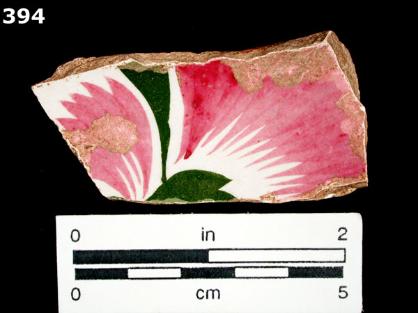 WHITEWARE, HAND PAINTED specimen 394 front view